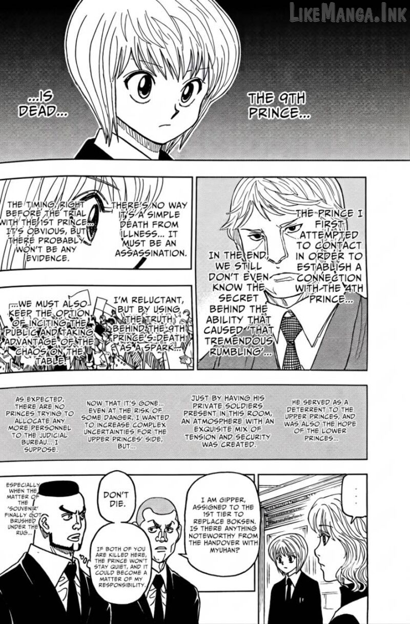 Hunter x Hunter, Chapter 411 image 10